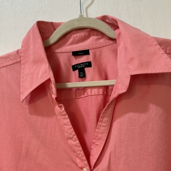 TALBOT WOMENS BUTTONED DOWN  BLOUSE STRECH SZ XL - Picture 7 of 12
